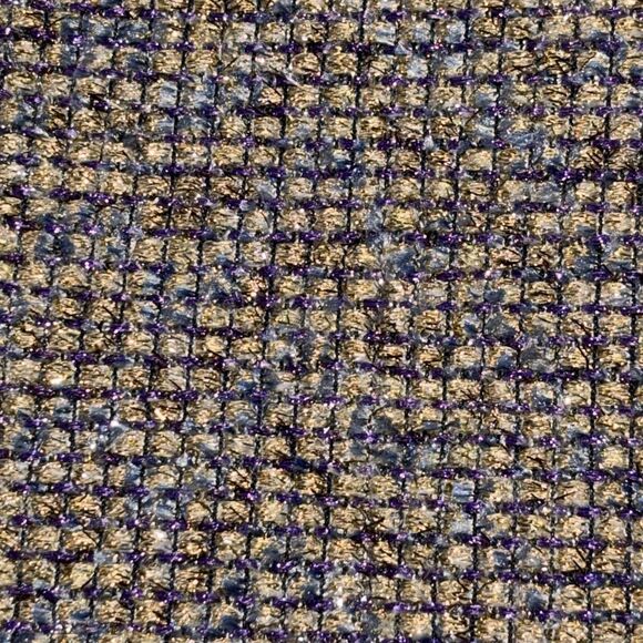 J. Crew Dress Gray Metallic Tweed Wool Blend Pleated Fit & Flare Skater Dress 8 - Picture 5 of 12